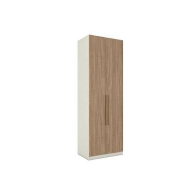 Módulo De Quarto Casal Guarda Roupa C- 2 Portas Mc08 Seletto Areia-jequitibá - Henn