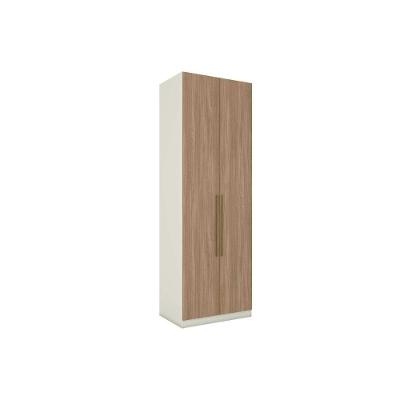 Módulo De Quarto Casal Guarda Roupa C- 2 Portas E 3 Gavetas Mc03 Seletto Areia-jequitibá - Henn