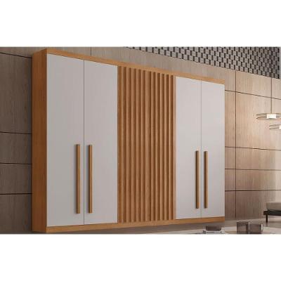 Guarda Roupa 6 Portas E 6 Gavetas Riviera Naturale-off White - Rufato