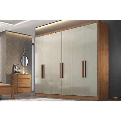 Guarda Roupa 6 Portas E 8 Gavetas Rizon-linea Plus Cumaru-fendi - Novo Horizonte