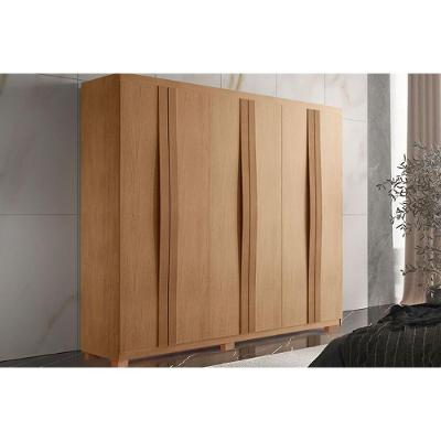Guarda Roupa 6 Portas E 2 Gavetas C- Pés Grécia Naturale - Rufato