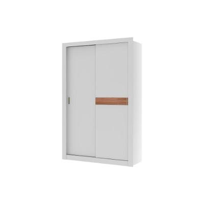 Guarda Roupa 2 Portas De Correr E 2 Gavetas Vivacce 835 Flex Branco Ou Branco C- Freijo - Carraro