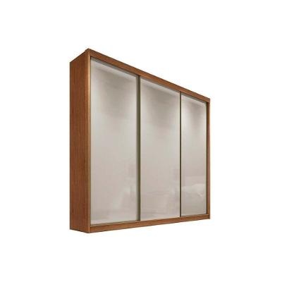 Guarda Roupa 3 Portas E 4 Gavetas Sollo-logan Cumaru-fendi - Novo Horizonte