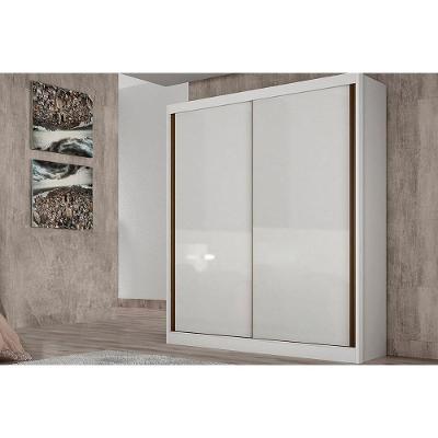 Guarda Roupa 2 Portas De Correr E 3 Gavetas Virtus-toledo Plus Branco - Novo Horizonte