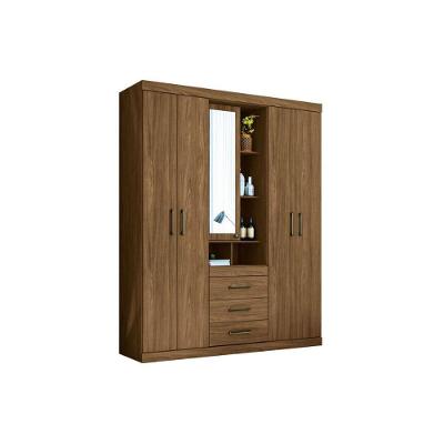 Guarda Roupa Casal 5 Portas E 3 Gavetas Havana Star 5.3 Jatobá - Santos Andirá