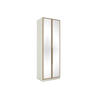Guarda Roupa Modulado Mc04 Seletto C- 2 Portas C- Espelho E 3 Gavetas Areia-jequitibá - Henn