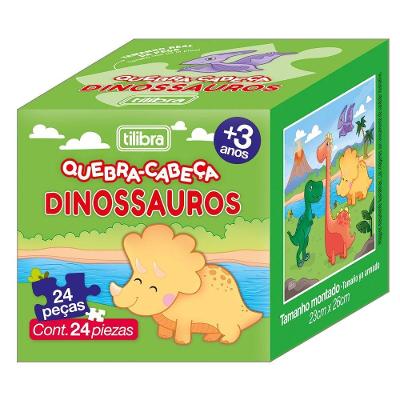Quebra-cabeça Tilibra Pedagógico Dinossauros