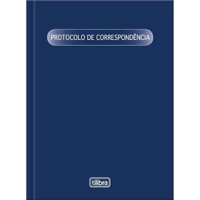 Livro Protocolo De Correspondência Capa Dura Tilibra - 104 Folhas