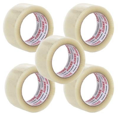 Kit C- 5 Fita De Empacotamento Transparente Adere - 48mmx100m