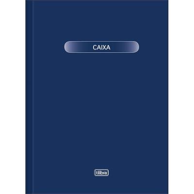 Livro Caixa Capa Dura Grande Tilibra - 50 Folhas