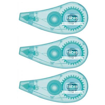 Kit Fita Corretiva Aqua Tilibra - 6mx5mm C- 3 Unidades