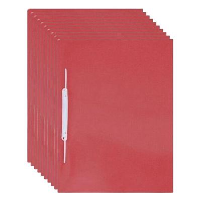 Pastas C- Grampo Trilho Acp - Vermelho C- 10 Unidades