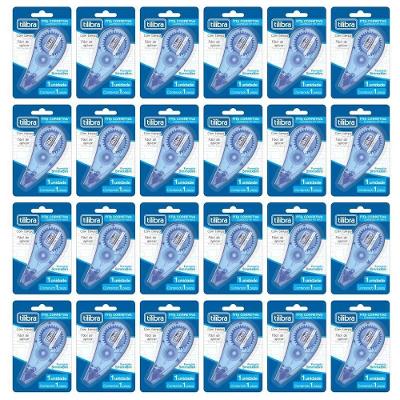 Caixa Fita Corretiva Azul Tilibra - 6mx5mm C- 24 Unidades