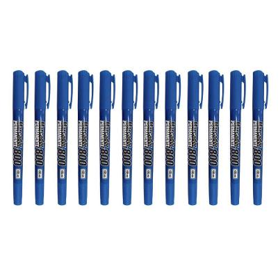 Caixa Marcador Permanente Duplo Tilibra - C- 12 Unidades Azul