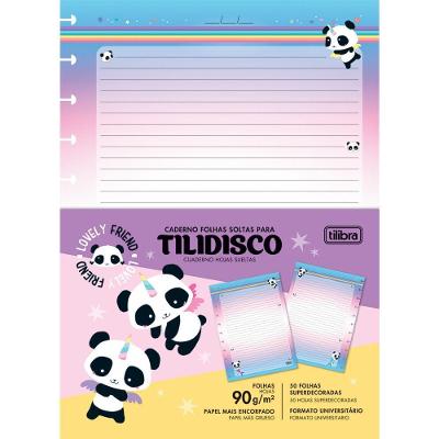 Refil Tilidisco Universitário Lovely Friend Tilibra - 90g 50 Folhas