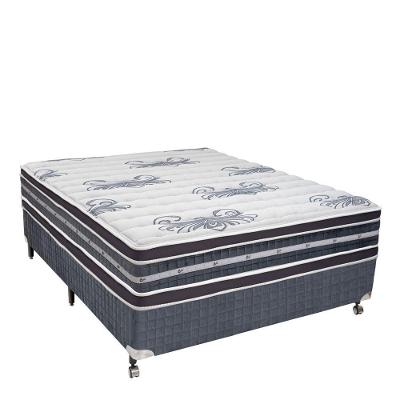 Conjunto Castor Silver Star Híbrido Air Double Face Casal 138x188x74cm