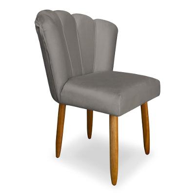 Cadeira Para Mesa De Jantar Flor Moderna Balaqui Decor Capuccino