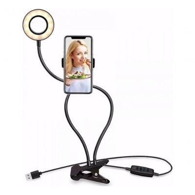 Ring Light De Mesa Para Celulares - Vídeos E Fotos Com Iluminação De Qualidade