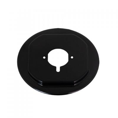 Flange Esmaltada Média Sistema Anti-Rotação Para Cooktop Preto