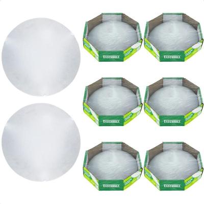 Kit 8 Plafon Taschibra Jurerê 25cm Redondo Branco E27 Bivolt