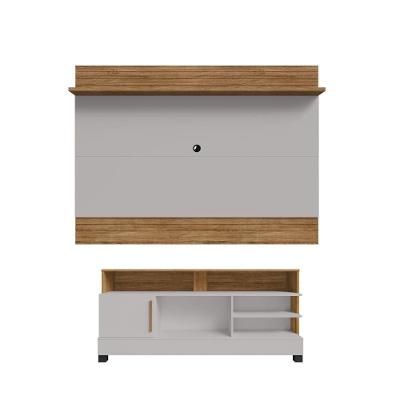 Jogo Painel e Rack Toussaint Naturalle Off White