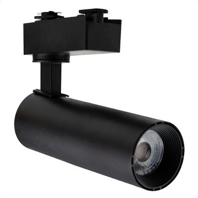 Spot Led Blumenau Up Para Trilho Mr16 15w Preto Bivolt 3000k Quente