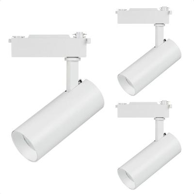 Kit 3 Spot Longo Led Mr16 Para Trilho Eletrificado Branco 6500k Frio