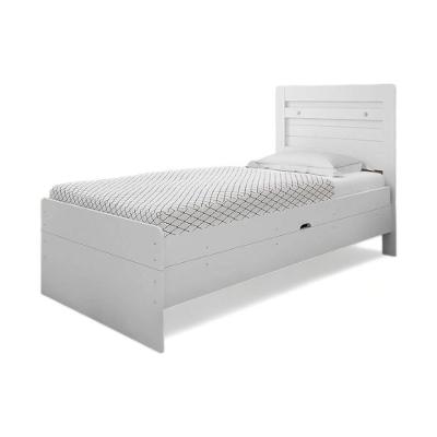Cama Solteiro Larissa Branco Com Colchão Framar