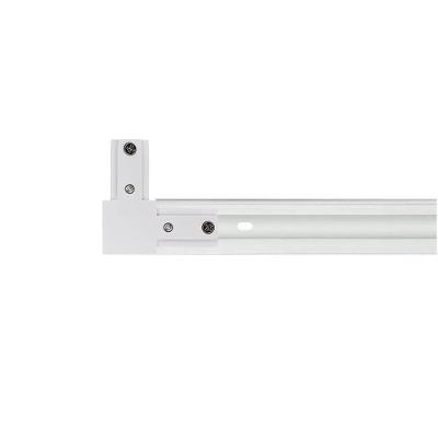 Conexão Emenda Blumenau 90° L Para Trilho Eletrificado Bivolt Branco