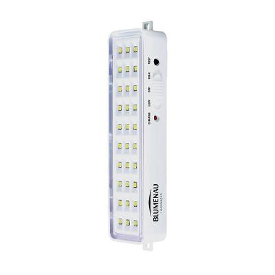 Kit 2 Luminárias De Emergência Blumenau 30 Leds Recarregável Bivolt