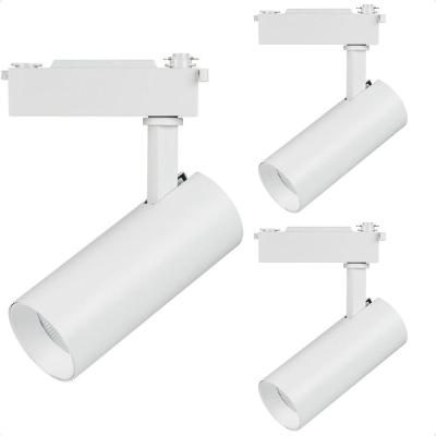 Kit 3 Spot Led Mr16 Para Trilho Eletrificado Branco 110/220v 6500k Frio