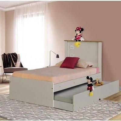 Cama Bibox Solt. Barcelona Off White e Nature C- Auxiliar Tebarrot