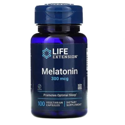 Melatonina, 300mcg, 100 Cápsulas, Life Extension