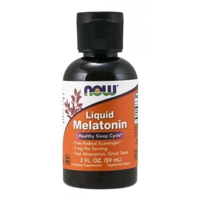Melatonina, 3mg, Líquida, 59ml Now