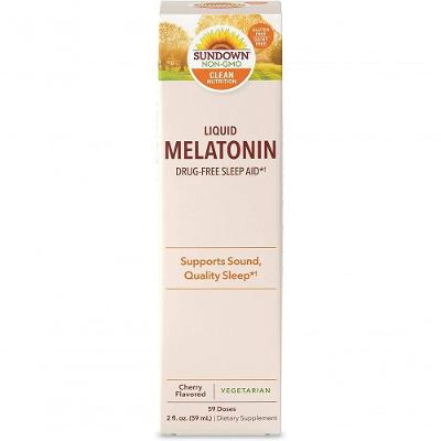 Melatonina, 1mg, Líquida, 59ml, Sundown