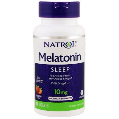 Melatonina 10mg Maximum Strengt Fast Dissolve 60 Comp