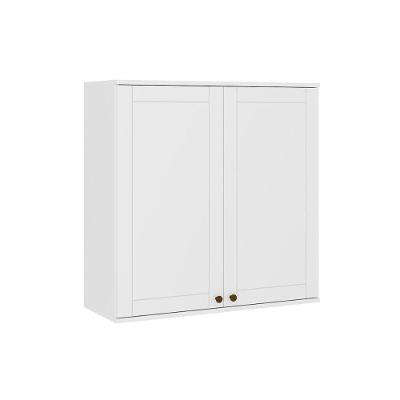 Armário Aéreo Cozinha Modulado Bella 2602 Com 2 Portas 80cm Branco
