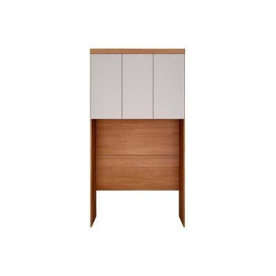 Módulo De Quarto Solteiro Armário Ponte Aéreo Rizon-linea C- 3 Portas Cumaru-fendi - Novo Horizonte