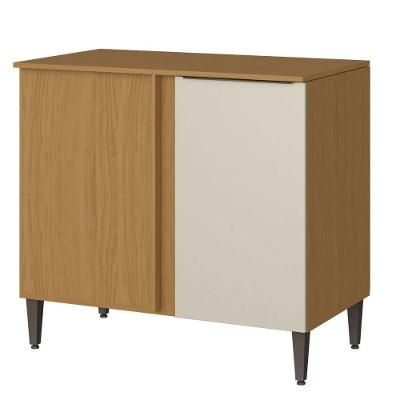 Balcão de Canto Para Cozinha 1 Porta Raiar Atacama Areia