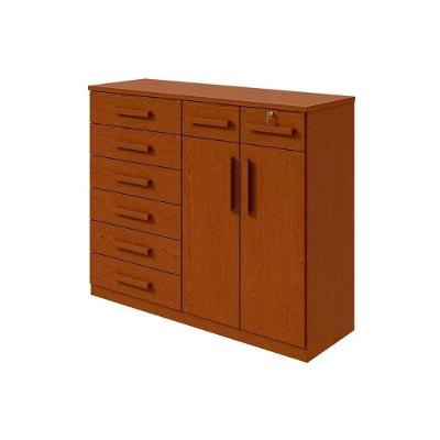 Cômoda Solteiro Toronto New C- 2 Portas E 8 Gavetas Frassino - Lopas