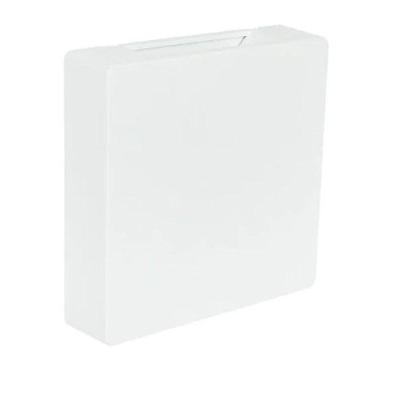 Arandela Clean Branco Quadrado 3w 3000k Abs 2fachos Blumenau