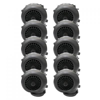 Kit Motor Para Coifa De Ilha 10 Peças Preto 110V