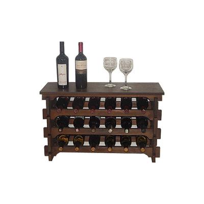 Adega Para Vinho 18 Garrafas Cor Imbuia C06