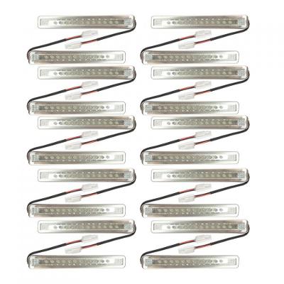Kit Lâmpada Led Retangular 20 Peças Bivolt