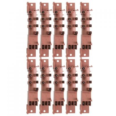 Kit Usina Para Cooktop de 5 Bocas - 10 Peças Vermelha Bivolt