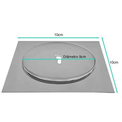 Ralo Click Inteligente Lorben Para Banheiro Box 10cm Aço Inox Gt6253-10