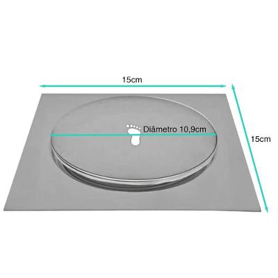 Ralo Click Inteligente Lorben Para Banheiro 15cm Aço Inox Gt6253-15