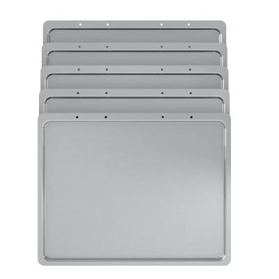 Kit Bandeja de Alumínio para Forno de Bancada 60L - 5 Peças - Prata