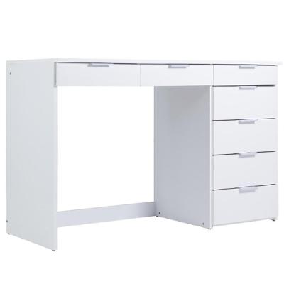 Penteadeira Escrivaninha 7 Gavetas 120 Cm Pe90 Branco Dtall Branco