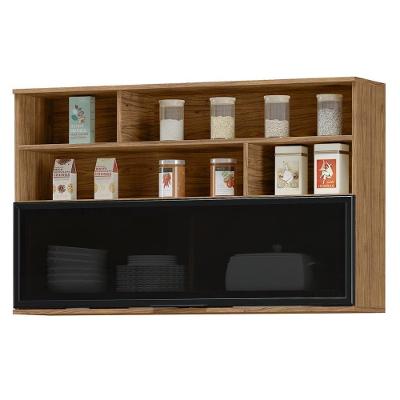 Armario Aereo Mdf 120 Cm 1 Pt Vidro Tosc Ato03 Freijo Freijo Mxm Freijo Freijo